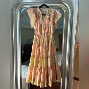 Current air flutter midi dress